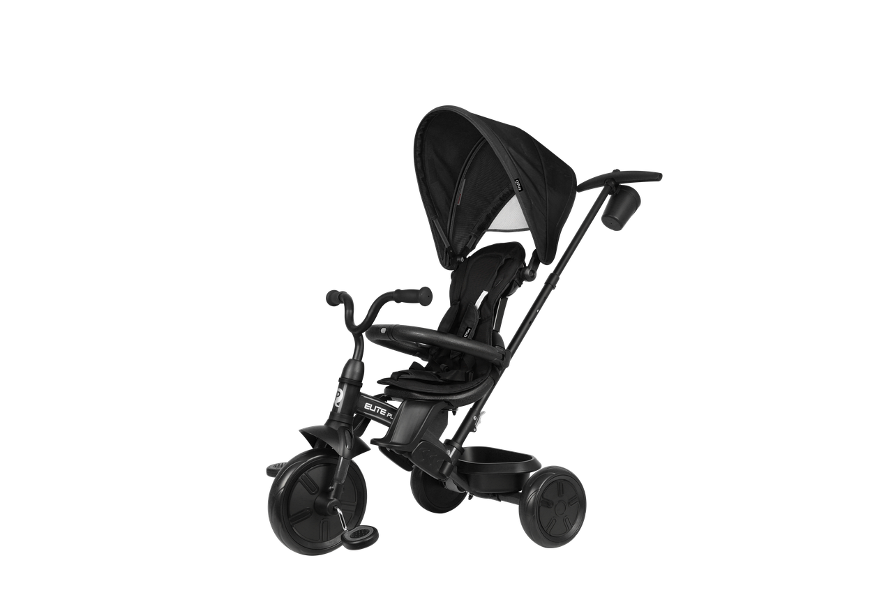 Триколісний велосипед Qplay Elite Platinum, Black