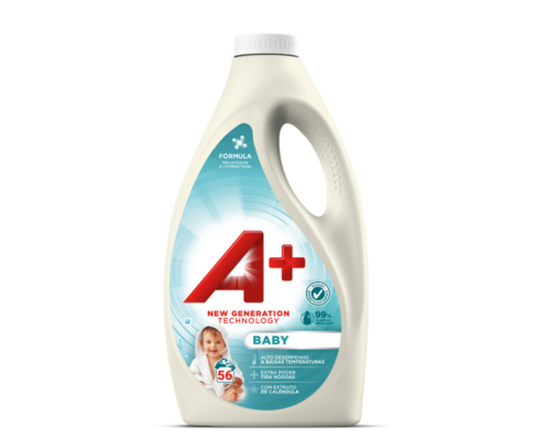 Гель для прання дитячого одягу A+ Baby на 56 прань 2,464л