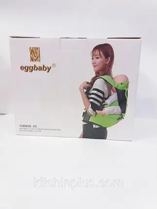 Рюкзак-кенгурушка Egg Baby БОРДО З ЧОРНИМ, фото 1
