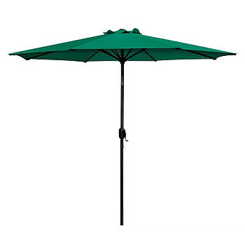 Парасолька пляжна з механізмом підйому, 2,7м, HY-27, Зелений / Парасолька для пляжу / Парасоля від сонця