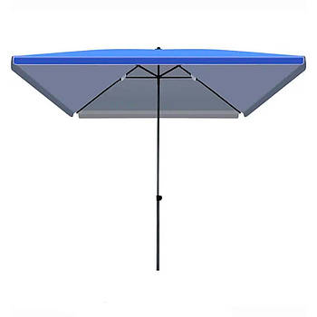 Торгівельна парасоля із клапаном 3х2м, Синій / Тент торгівельний