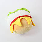 М'яка іграшка Песик-бургер 35см / Бургер іграшка / Іграшка подушка / Подушка песик / Подушка обіймашка, фото 4