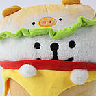 М'яка іграшка Песик-бургер 35см / Бургер іграшка / Іграшка подушка / Подушка песик / Подушка обіймашка, фото 6