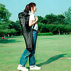 Кемпінгове складне крісло з підніжкою (163×88×54см) / Крісло ліжко / Туристичне крісло шезлонг, фото 2