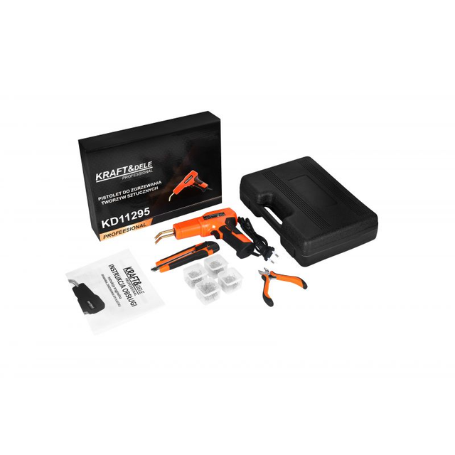Паяльник для пластику 85W Kraft&Dele KD11295 зварювач пластику зі скобами
