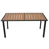 Привабливий стіл для гостей Solar 160 x 90 см коричнев, фото 6