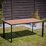 Привабливий стіл для гостей Solar 160 x 90 см коричнев, фото 4