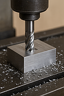 Фреза кінцева 5мм 4-х зубна т для ЧПУ верстатів по металу, дереву, пластику