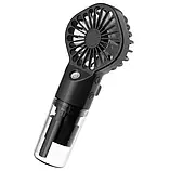 Портативний вентилятор зі зволожувачем повітря Brand F3 Чорний, фото 5