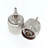 Роз'єм (штекер) N обтискний на кабель RG-316, латунь, фото 3