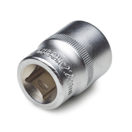 Насадка шестигранна 1/2" 22 мм CrV CИЛА, фото 1