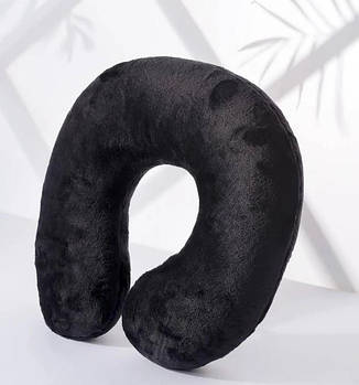 Валики та подушка "Підкова" (плюш, шкіра)