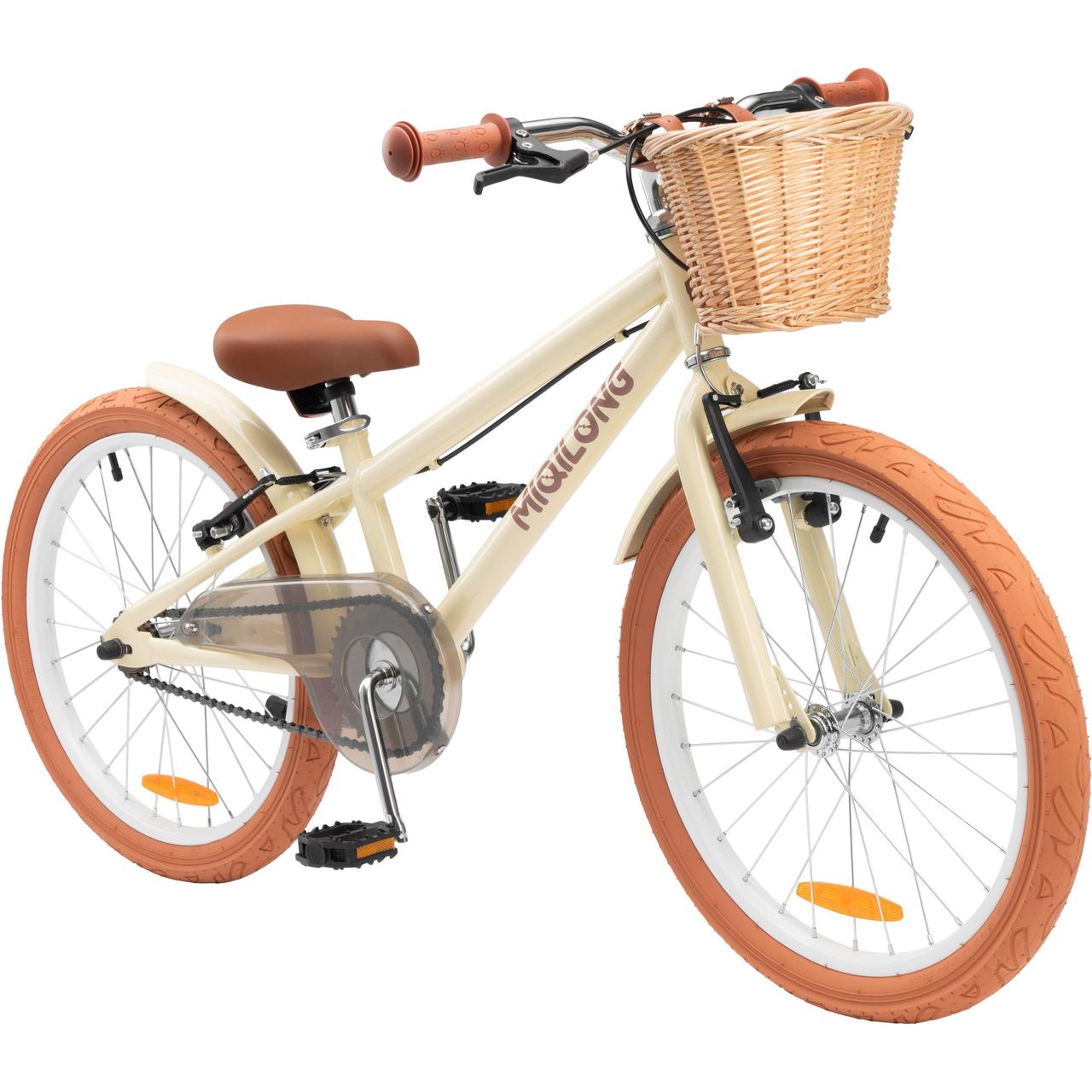 Дитячий велосипед Miqilong RM 20" бежевий [RBB-RM20-BEIGE], фото 1