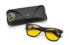 Окуляри Ray Ban Wayfarer 2140 жовті, матова оправа, фото 7
