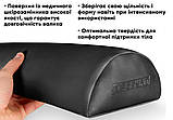 Напіввалик Easyfit 45 см для масажного столу Чорний, фото 3