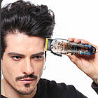 Професійна машинка для стрижки волосся + 4 насадки, VGR-689 / Чоловіча акумуляторна машинка-триммер для волосся, фото 2