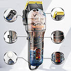 Професійна машинка для стрижки волосся + 4 насадки, VGR-689 / Чоловіча акумуляторна машинка-триммер для волосся, фото 7