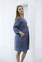 Халат мусліновий для вагітних Pregnant Style Josephine4 44 Сірий