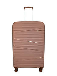 Валіза Worldline Airtex 293 колір рожеве золото розмір великий L