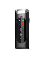 Мощный ультразвуковой отпугиватель собак ХР21-Grey дальность действия 15м, с фонариком на аккумуляторе