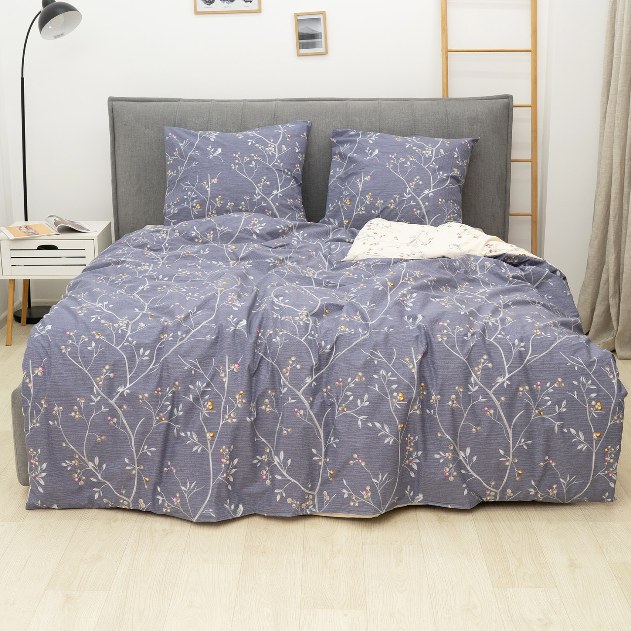 Постільна білизна Isleep Viluta ранфорс з простирадлом на гумці (160*200) - 25354 євро, фото 1