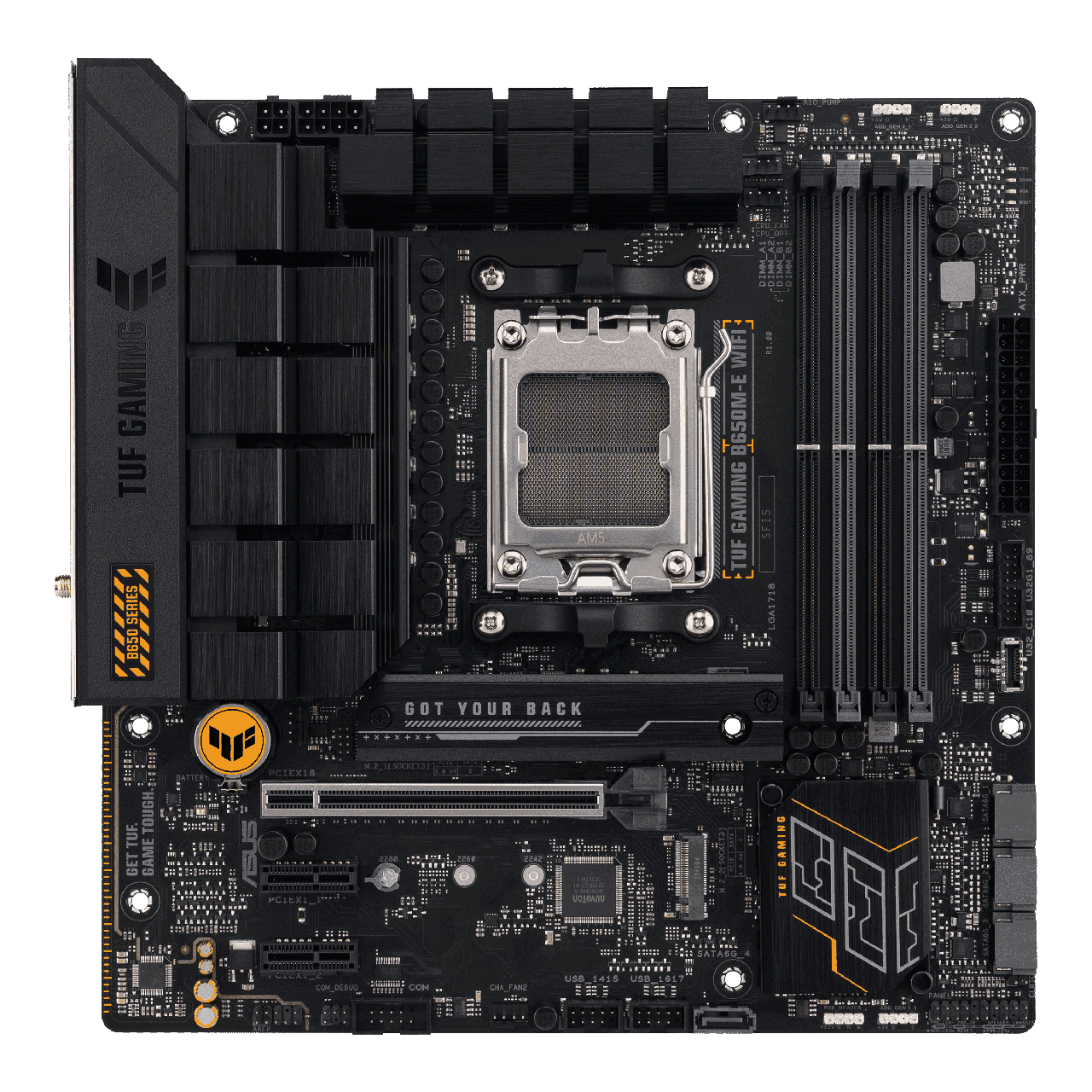 Материнська плата Asus B650M-E TUF Gaming WIFI Socket AM5 (TUF GAMING B650M-E WIFI)
