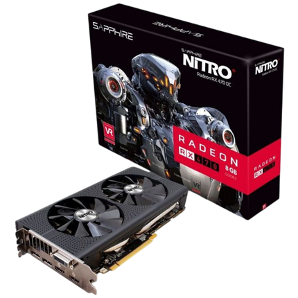 Відеокарта AMD Radeon RX 470 8GB Sapphire Nitro (11256-17) Б/В, фото 1