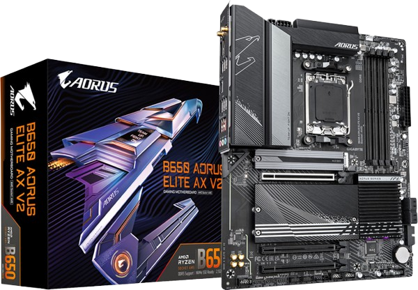 Материнська плата Gigabyte B650 Aorus Elite AX V2 Socket AM5 (B650 AORUS ELITE AX V2)