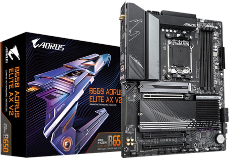 Материнська плата Gigabyte B650 Aorus Elite AX V2 Socket AM5 (B650 AORUS ELITE AX V2), фото 1