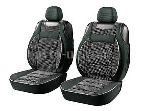 Майка чорна/сіра передня автотканина (закрита/2 підг-ки) "PILOT"