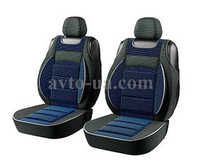 Майка чорна/синя передня автотканина (закрита/2 підг-ки) "PILOT"