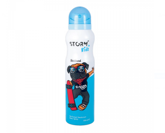 Дитячий парфумований дезодорант-спрей для хлопчиків SKATEBOARD STORM, 150 мл