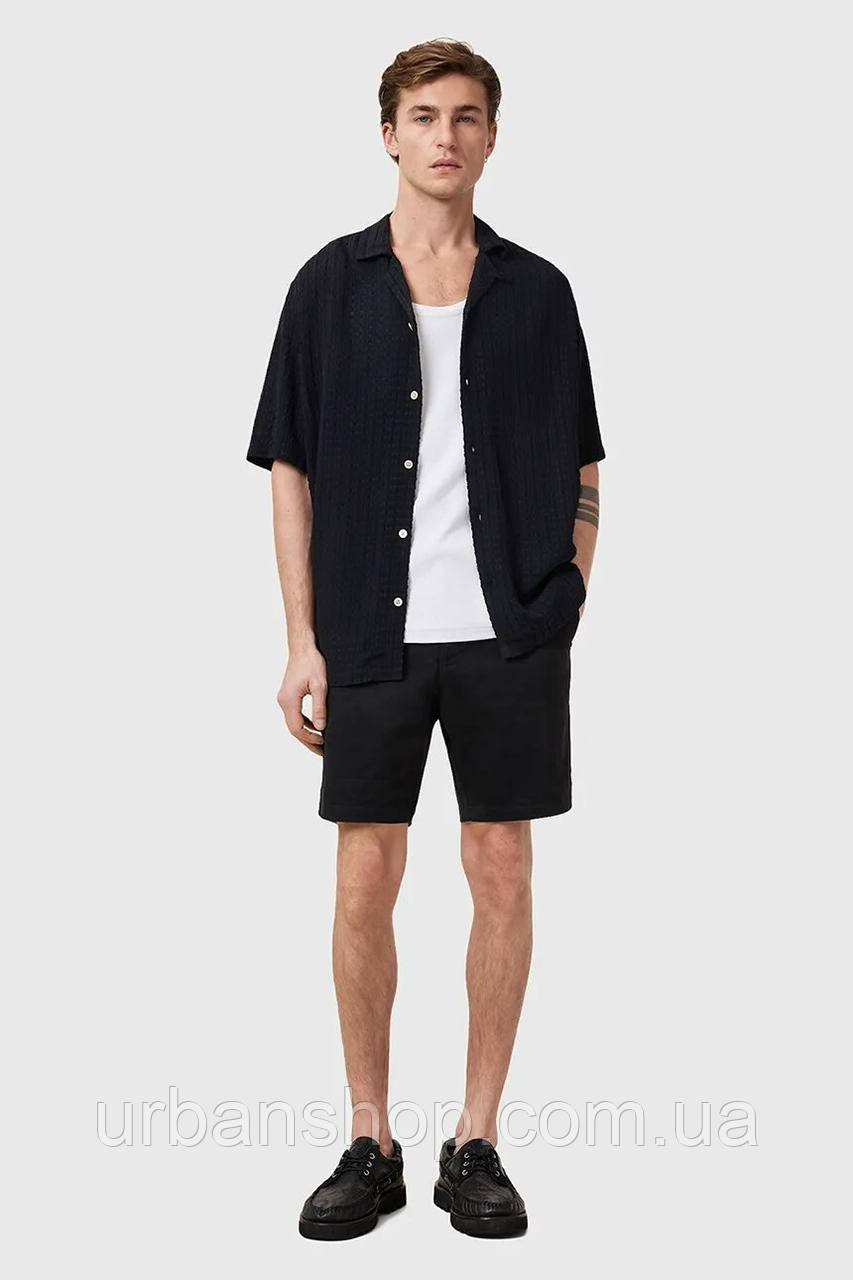 Urbanshop com ua Шорти AllSaints NEIVA чоловічі колір чорний M037TC РОЗМІРИ ЗАПИТУЙТЕ