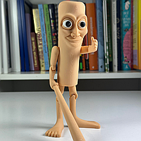 Фігурка Тун Тун Тун Сахур — 3D мем з TikTok, рухома, з бейсбольною битою