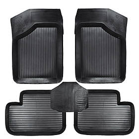 Гумові автомобільні килимки Lada 2108-21099/2113-2115 (5шт) коритом+перемичка "Дубно"