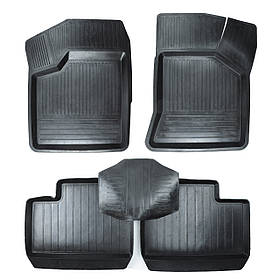 Килимки гумові Lada 2110/11/12 /Пріора коритом+перемичка (5шт) "Дубно"