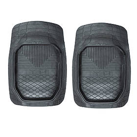 Килимки гумові (2шт) чорні "Дубно" YP-3 корито Передні (Високий борт- 4см,)