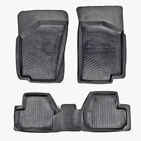 Килимки гумові Lada Kalina Granta коритом з перемичкою (4шт) "Дубно"