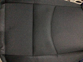 Майка чорна/чорна передня автотканина "АвтоСвіт" - "MAX"(Закритий бік та низ/2-а підголовника)