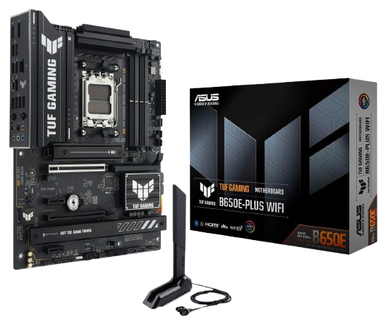 Материнка плата Asus TUF Gaming B650E-Plus Wi-Fi Socket AM5 (TUF GAMING B650E-PLUS WIFI)