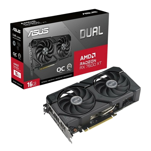 Відеокарта AMD Radeon RX 7600 XT 16GB Asus Dual OC (DUAL-RX7600XT-O16G)