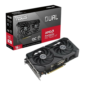 Відеокарта AMD Radeon RX 7600 XT 16GB Asus Dual OC (DUAL-RX7600XT-O16G)