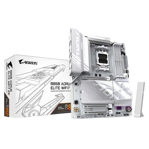 Материнська плата Gigabyte B850 Aorus Elite Wi-Fi7 Ice Socket AM5 (B850 A ELITE WF7 ICE)