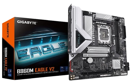 Материнська плата Gigabyte B860M Eagle V2 LGA 1851 (B860M EAGLE V2), фото 1