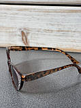 Жіночі сонцезахисні окуляри-лисички, коричневі, фото 2