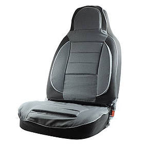 Чохли "PILOT" Славута/Таврія-Нова тканина черн. + тканина чорно/сіра