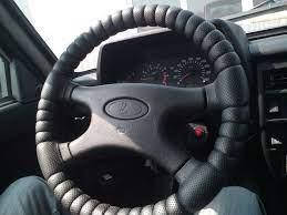 Чохол на кермо б/к шкір.зам."XXL" паралон D=43/E= 11см/A=140см BK (товщ. поролон 2см )