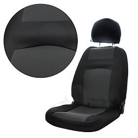 Чохли ВАЗ 2108-15 чорні ( Сіра середина) + Нива Тайга (Matiz, QQ) "Автосвіт"- Копер