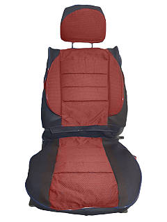 Чохлі "PILOT" 2104/05 тканинина чорн. + тканина червона