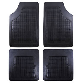 Килимки гумові (4шт) чорні "Акцент" YP-GROUP "Дубно" ПРЕМІУМ